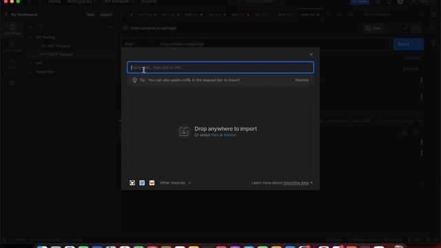 Cara Membuat dan Melakukan Import cURL di POSTMAN untuk API Testing смотреть онлайн