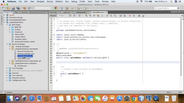 Fileupload Primefaces - JPA - Postgresql смотреть онлайн