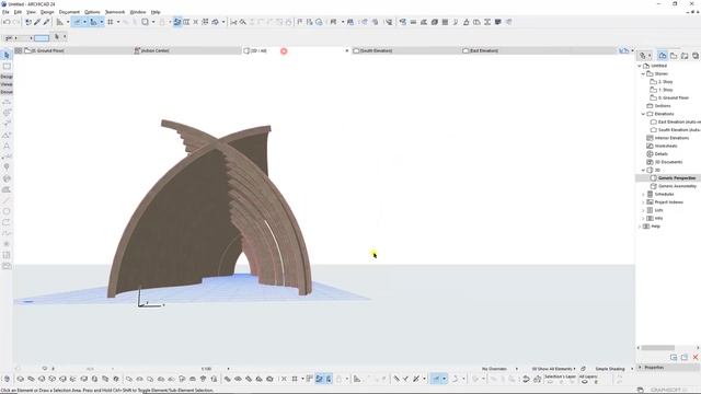 Tutorial Archicad 24 Parametric Tunnel Architecture