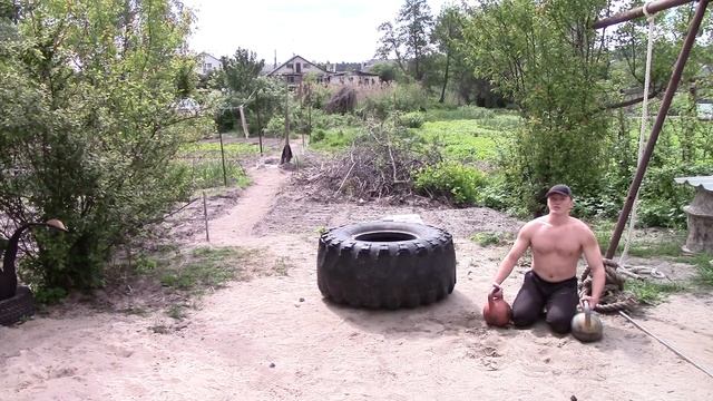 КРУГОВАЯ ТРЕНИРОВКА НА УЛИЦЕ и УТРЕННЯЯ РАЗМИНКА с ГИРЯМИ смотреть онлайн