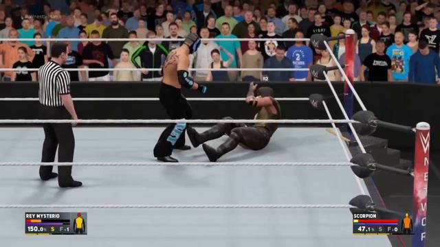 Rey Mysterio vs Scorpion Mortal Kombat!!! смотреть онлайн