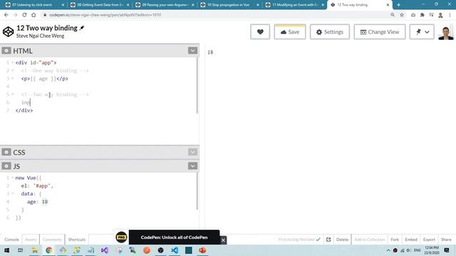 12 Two way binding смотреть онлайн