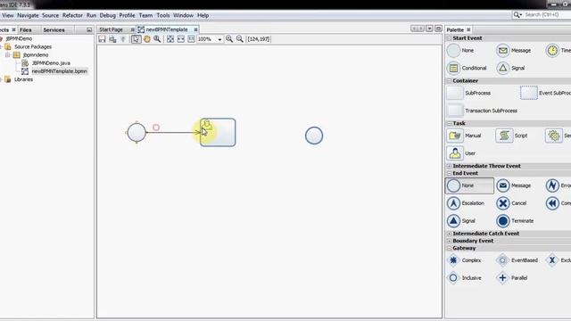 jBPMN( Java Business Process Model and Notation) Initial Demo смотреть онлайн