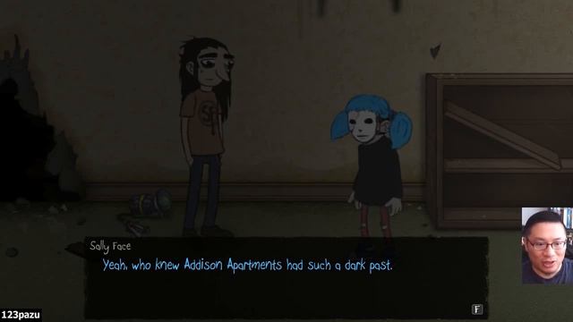 SALLY FACE - Episode 2 - Part 10 Let's Play Commentary Facecam Walkthrough смотреть онлайн