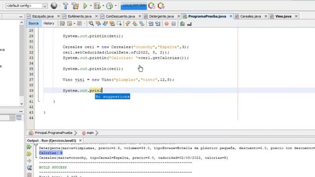 Ejercicio Java. "Supermercado" (3 de 3) - Práctica con Interfaces Java y Polimorfismo смотреть онлайн