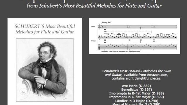 Schubert's "Impromptu in G-flat Major" for flute and guitar смотреть онлайн