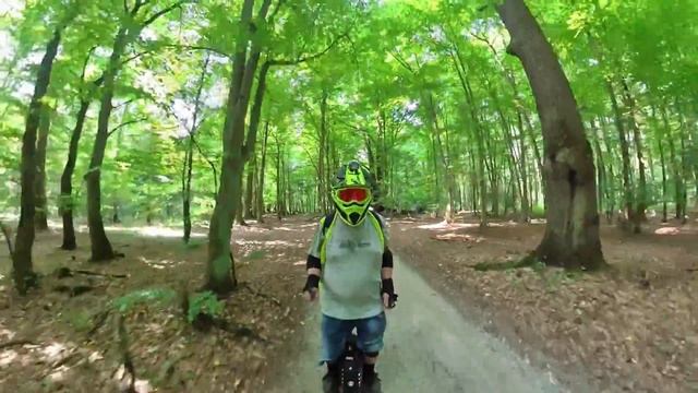 A Trip to Antonin ( Electric Unicycle and Bicycle together ) [ EUC KS 18XL ] смотреть онлайн