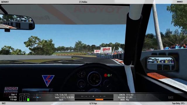 AE86 Club rF2 Mod - Bathurst 2:26.152 смотреть онлайн