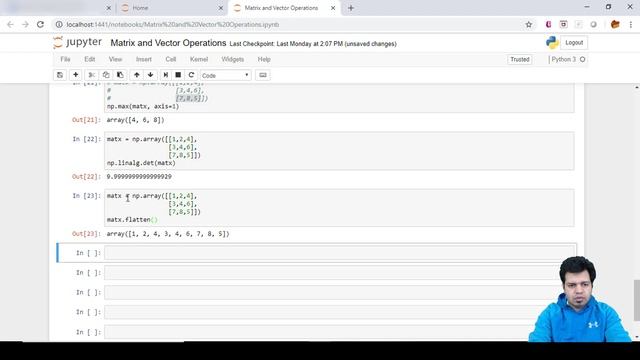 13.Flattening a matrix смотреть онлайн