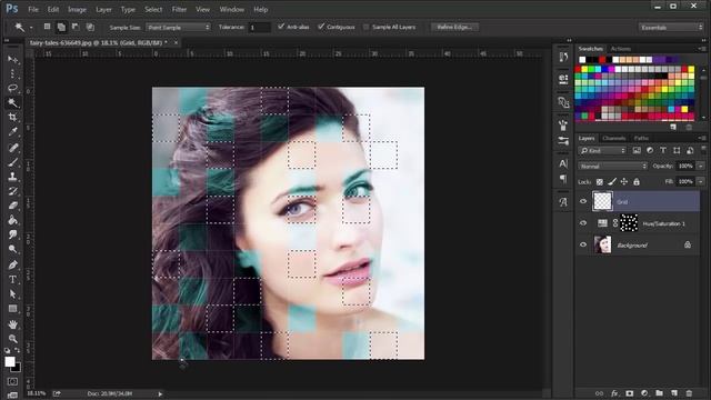Colorful Color Grid Photoshop Tutorial смотреть онлайн