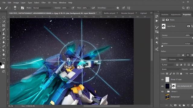 GUNDAM TRY AGE MAGNUM | Speed Edit (Photoshop) смотреть онлайн