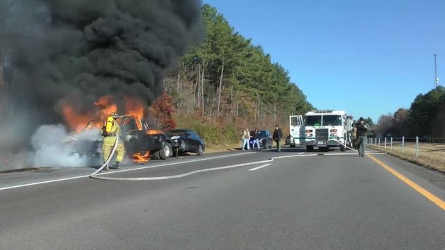 i40 Wrecker Fire 173 West Bound смотреть онлайн