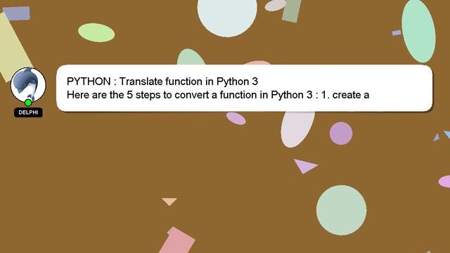 PYTHON : Translate function in Python 3 смотреть онлайн