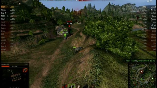 T54E1 карта Жемчужная река. Мастер подтёрся. смотреть онлайн