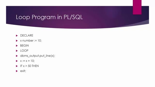 PL SQL Loops Tutorial Explained смотреть онлайн
