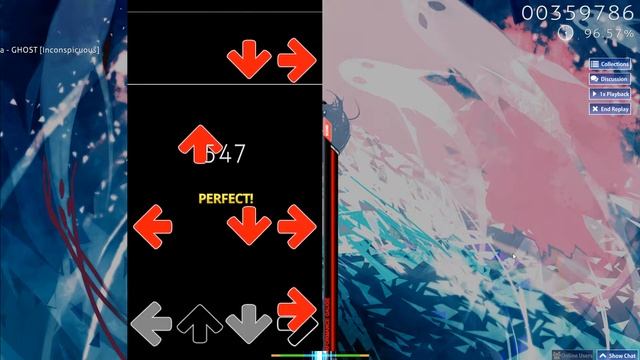 osu!mania - Camellia - GHOST [Inconspicuous] - S rank 95.03%! смотреть онлайн