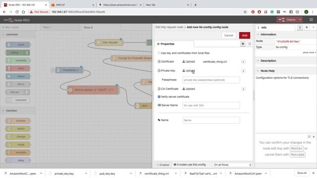 Lab 7 - Android Phone based IoT interactions with Node-Red and AWS IoT смотреть онлайн