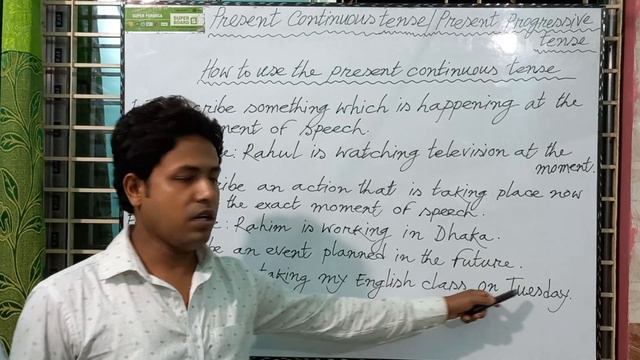 Different use of Present Continuous Tense. Uttam's Lifestyle//Part-01 смотреть онлайн