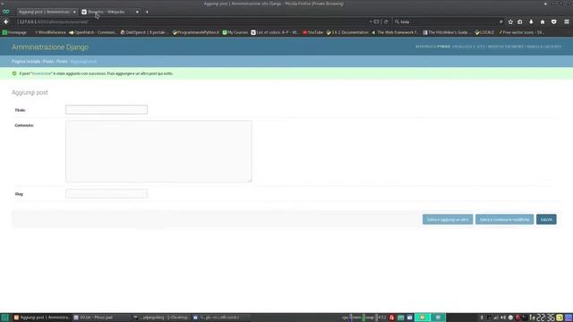 Sviluppo Web con Python, Django 1.11 e Bootstrap 3.3.7 - 010: Paginazione dei Post - Django ITA смотреть онлайн