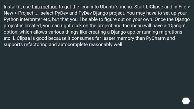 Django development IDE смотреть онлайн