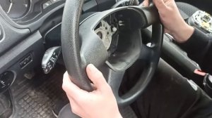 Как снять руль Шкода