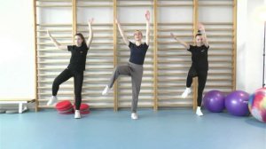 Примерный комплекс упражнений классической (базовой) аэробики (для начинающих)