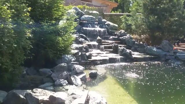 Искусственный водопад на даче смотреть онлайн