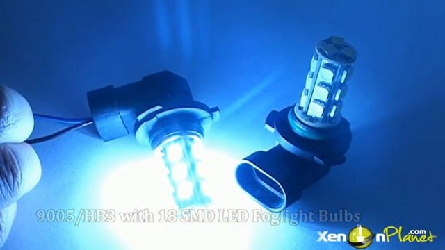 H1 H3 H8 9005/HB3 9006/HB4 18 SMD LED Foglight Bulbs смотреть онлайн