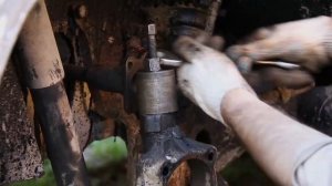 Замена шкворней и установка дисковых тормозов на Луаз