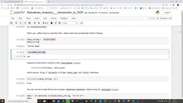 1.2 - OOP Intro - datetime module смотреть онлайн
