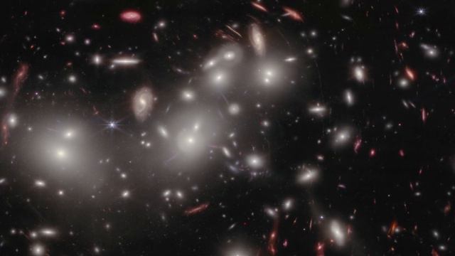 Pandora's Cluster | 4K Video | Relaxing and Calm Music | James Webb Space Telescope (JWST) смотреть онлайн