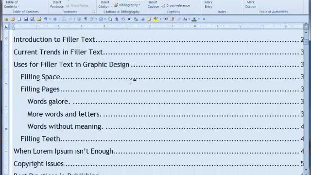 Word 2010 TOC delay смотреть онлайн