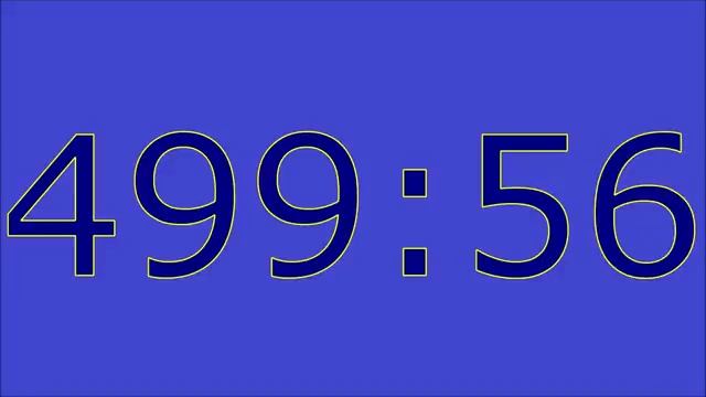 1000 Minute Timer Countdown 1000 min with Alarm at the End 1000 Minuten Uhr Stoppuhr Zähler смотреть онлайн