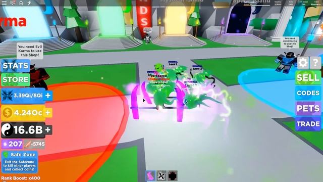 СТАЛ САМЫМ ЗЛЫМ НИНДЗЯ В ЛЕГЕНДА НИНДЗЯ! НАКОПИЛ 5000 ПЛОХОЙ КАРМЫ! ROBLOX ⚡ Ninja Legends смотреть онлайн