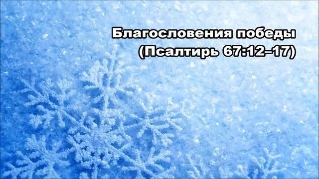 Тихое время с Живой Жизнью: Псалтирь 67:12–19 (15122017) смотреть онлайн