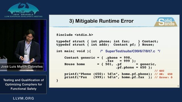 2019 EuroLLVM Developers’ Meeting: J. Cabrelles “Testing and Qualification of Optimizing Compiler.. смотреть онлайн