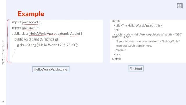 Object Oriented Programming (JAVA) | C6-L1 | Introduction and example on Applets смотреть онлайн