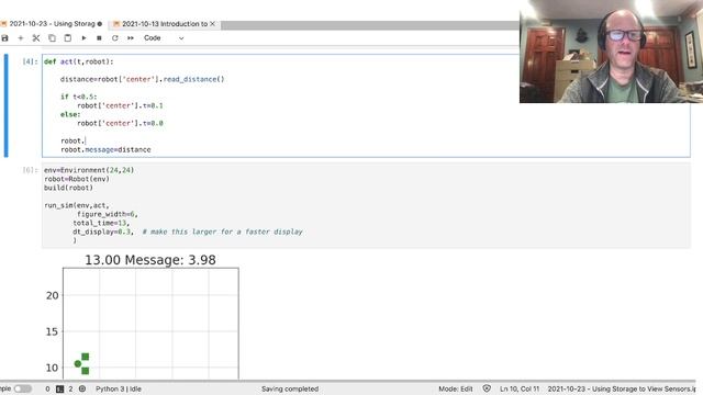 Python Robot Simulator - Using Storage to Plot Values смотреть онлайн