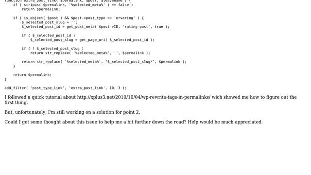 Wordpress: Permalink structure by Post Meta value смотреть онлайн
