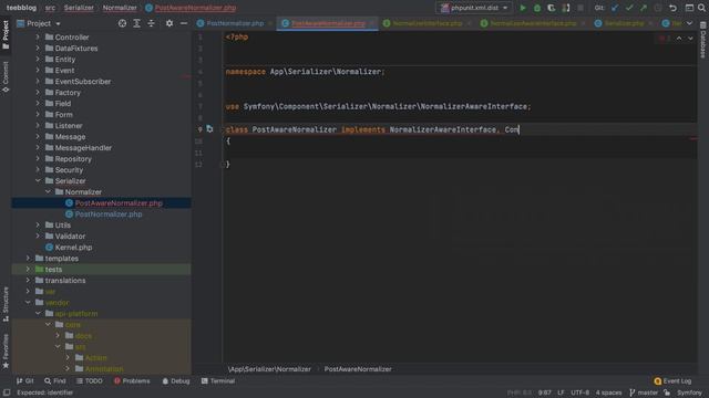 《Symfony 5全面开发》视频教程117、修复自定义Normalizer时IRI信息丢失的问题 смотреть онлайн