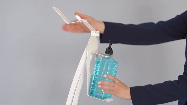 Стойка с локтевым дозатором для антисептиков смотреть онлайн