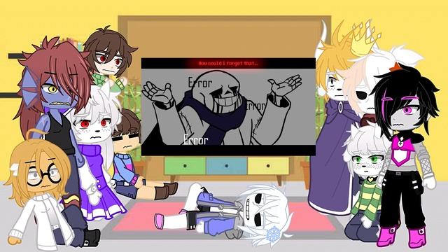 Undertale react to Errorsans Vs Underplayer смотреть онлайн
