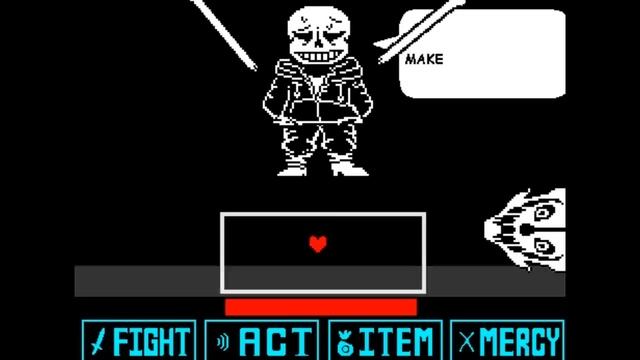 [Scratch] Distrust Phase1~4 Sans Battle! [undertale Fangame]