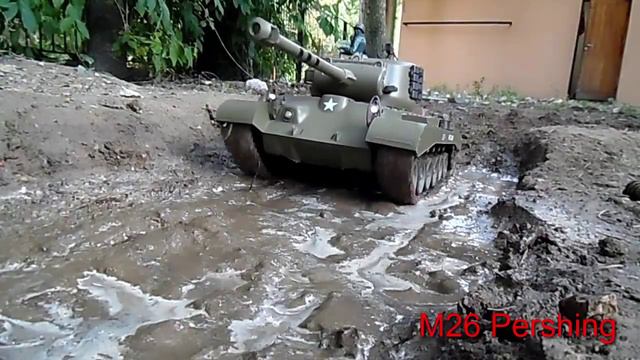 Off road T-34-85 i M26 Pershing смотреть онлайн