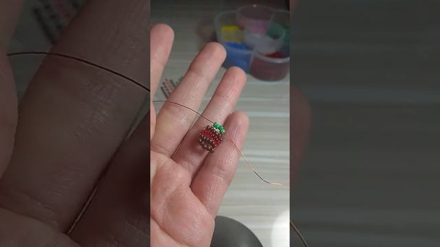 Cactus from beads кактус ? из бисера в технике параллельное плетение лёгкая фигурка смотреть онлайн