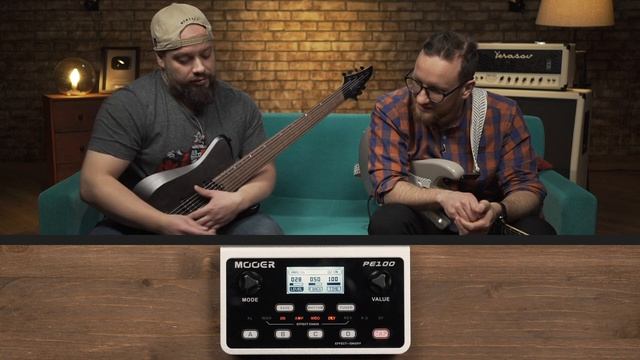 Гитарный процессор Mooer PE100 смотреть онлайн