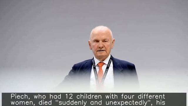 Ferdinand Piech, who built Volkswagen into a 12-brand empire, dies смотреть онлайн