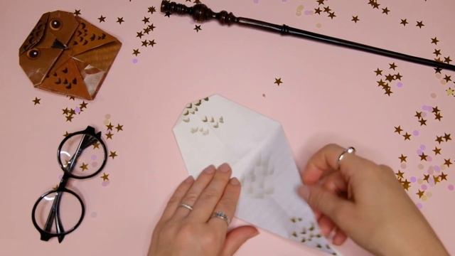 Harry Potter Owl Hedwig Origami - Easy Origami Tutorial смотреть онлайн