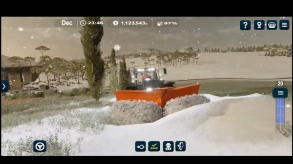 Farming Simulator 23 Android Gameplay  ❄️Snow ❄️ First Gameplay Farming simulator 23 ? Fs23 ?