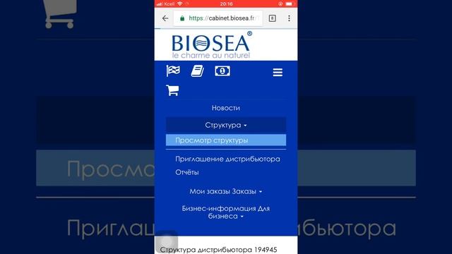 Как пользоваться личным кабинетом Биоси/Biosea смотреть онлайн